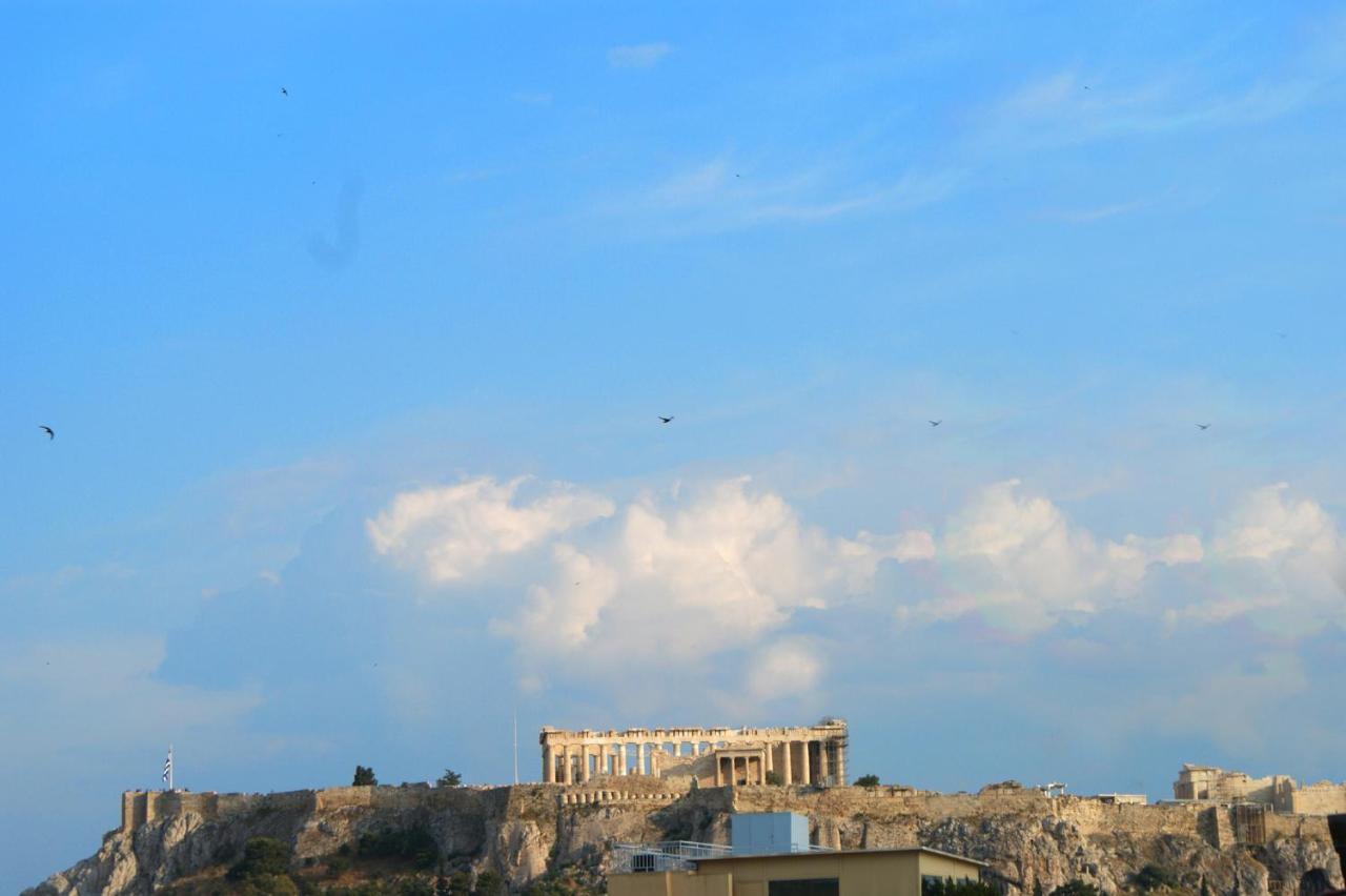 Sunny Studio With Parthenon View Balcony Athena Bagian luar foto